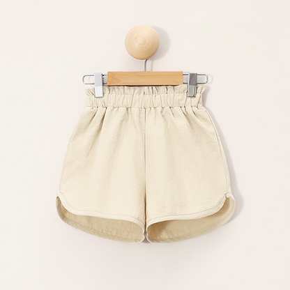 100% Cotton Flower Bud Waistband Shorts