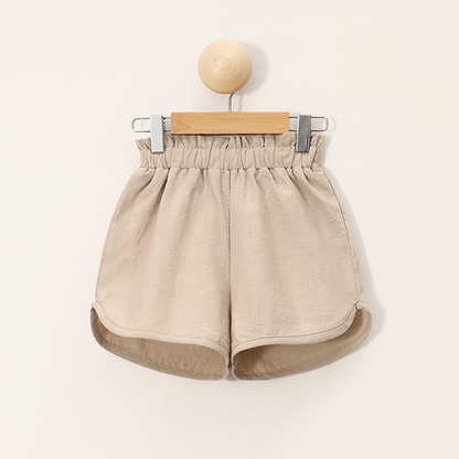 100% Cotton Flower Bud Waistband Shorts