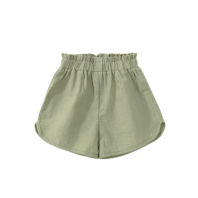 100% Cotton Flower Bud Waistband Shorts