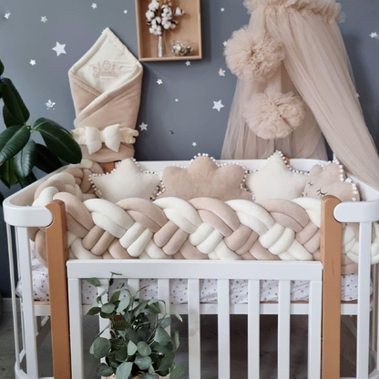 Cushion for crib best sale