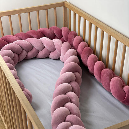 189" 3-Braided Handmade Bedding Long Cushion Crib Padding