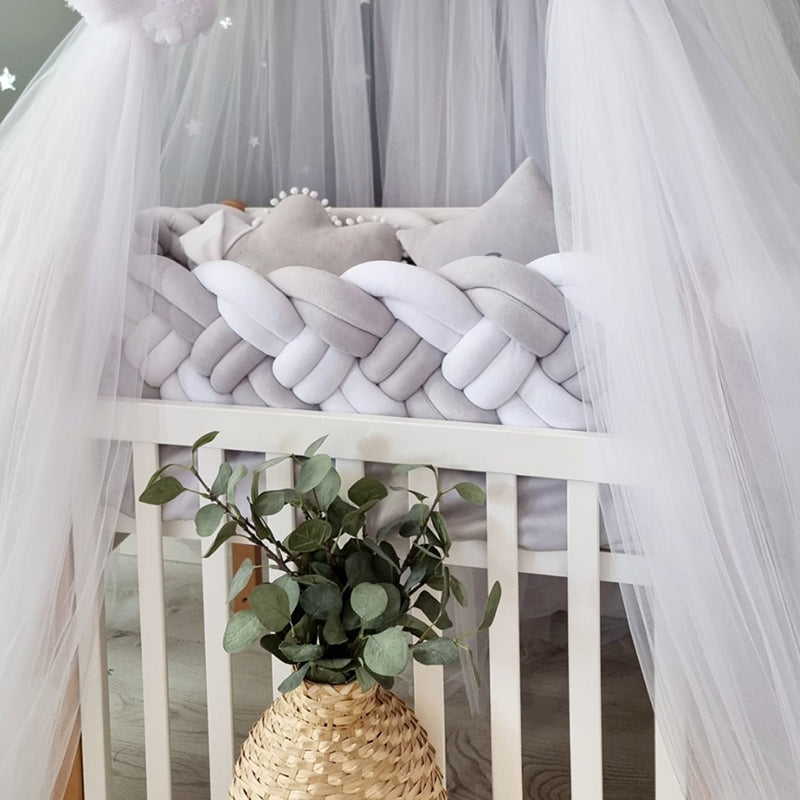 Diy braided outlet crib bumper tutorial