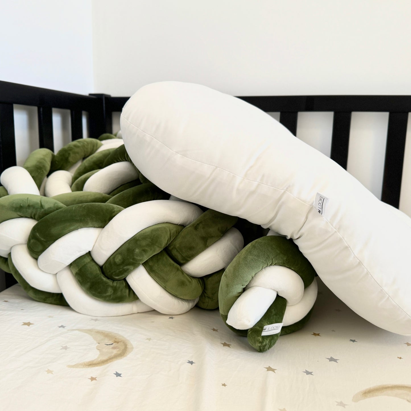 Bed Snake Dual Braided 6-Rope Olive, White