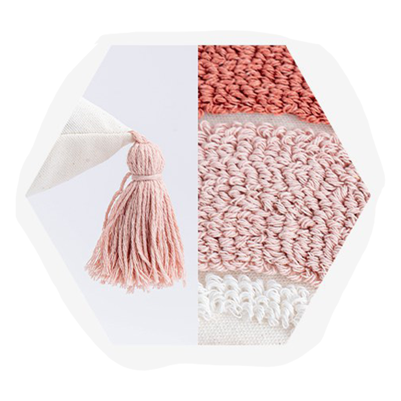 Coil Tassel Soft Plush Pillow Covers