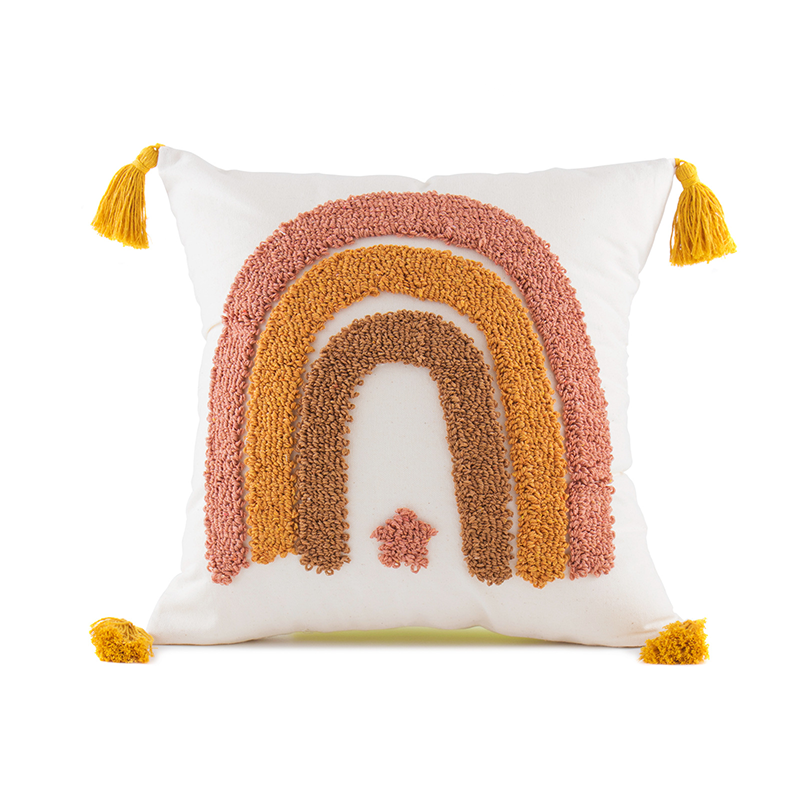 Coil Tassel Soft Plush Pillow Covers