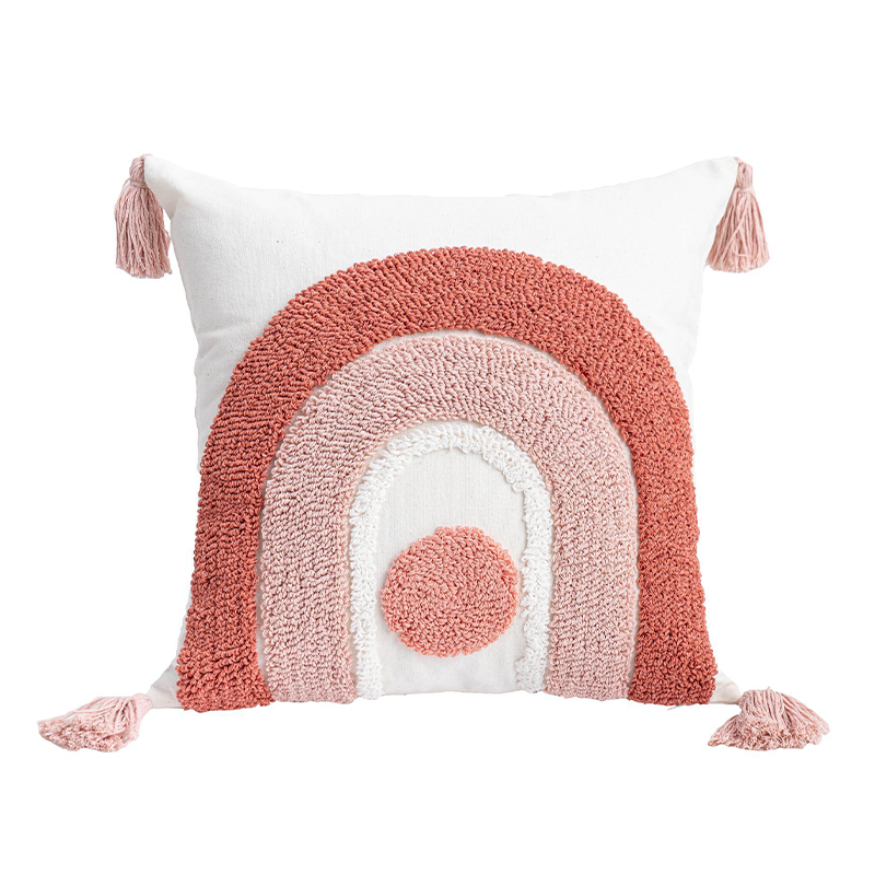 Coil Tassel Soft Plush Pillow Covers