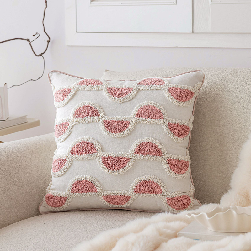 Coil Tassel Soft Plush Pillow Covers