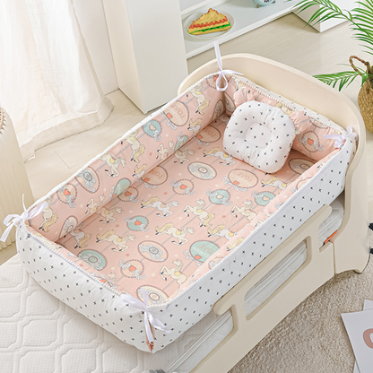 36"x20" Infand Newborns Co-sleeper Set with Pillow & Blanket