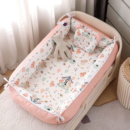 36"x20" Infand Newborns Co-sleeper Set with Pillow & Blanket