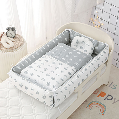 36"x20" Infand Newborns Co-sleeper Set with Pillow & Blanket