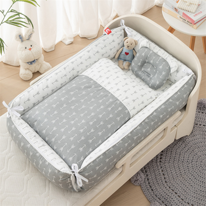 36"x20" Infand Newborns Co-sleeper Set with Pillow & Blanket