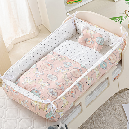 36"x20" Infand Newborns Co-sleeper Set with Pillow & Blanket