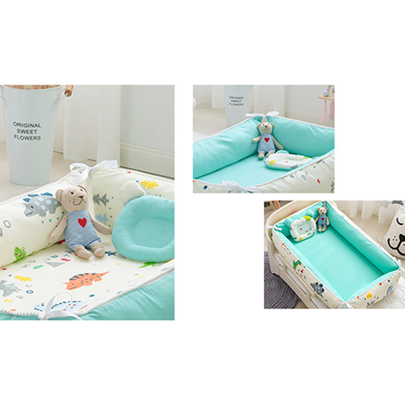 36"x20" Infand Newborns Co-sleeper Set with Pillow & Blanket