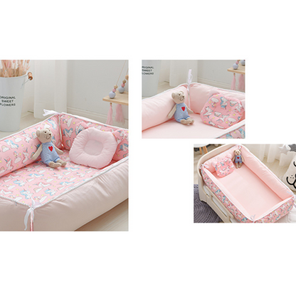 36"x20" Infand Newborns Co-sleeper Set with Pillow & Blanket