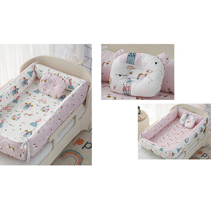 36"x20" Infand Newborns Co-sleeper Set with Pillow & Blanket