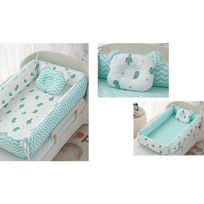 36"x20" Infand Newborns Co-sleeper Set with Pillow & Blanket