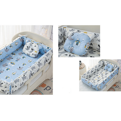 36"x20" Infand Newborns Co-sleeper Set with Pillow & Blanket