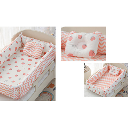 36"x20" Infand Newborns Co-sleeper Set with Pillow & Blanket