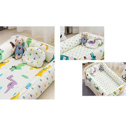 36"x20" Infand Newborns Co-sleeper Set with Pillow & Blanket