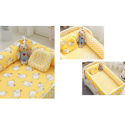 36"x20" Infand Newborns Co-sleeper Set with Pillow & Blanket