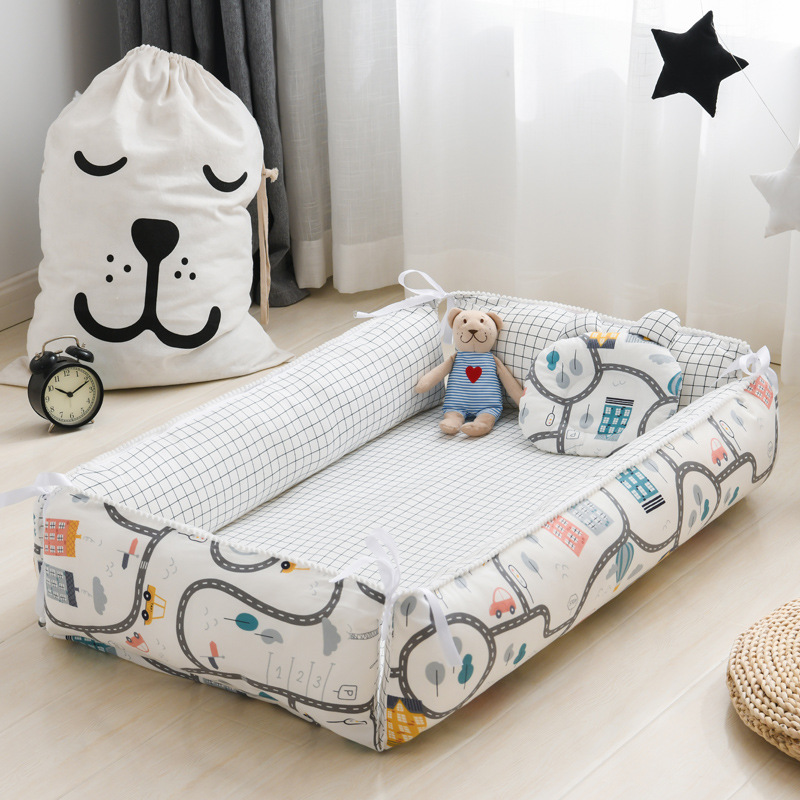 36"x20" Infand Newborns Co-sleeper Set with Pillow & Blanket