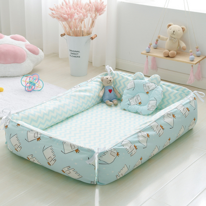 36"x20" Infand Newborns Co-sleeper Set with Pillow & Blanket