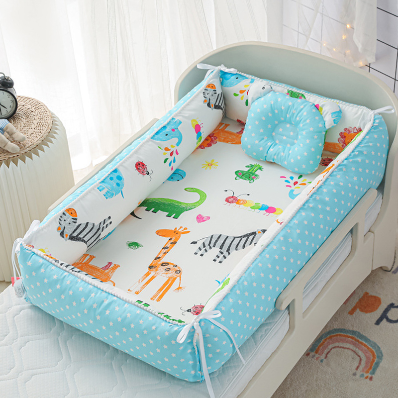 36"x20" Infand Newborns Co-sleeper Set with Pillow & Blanket