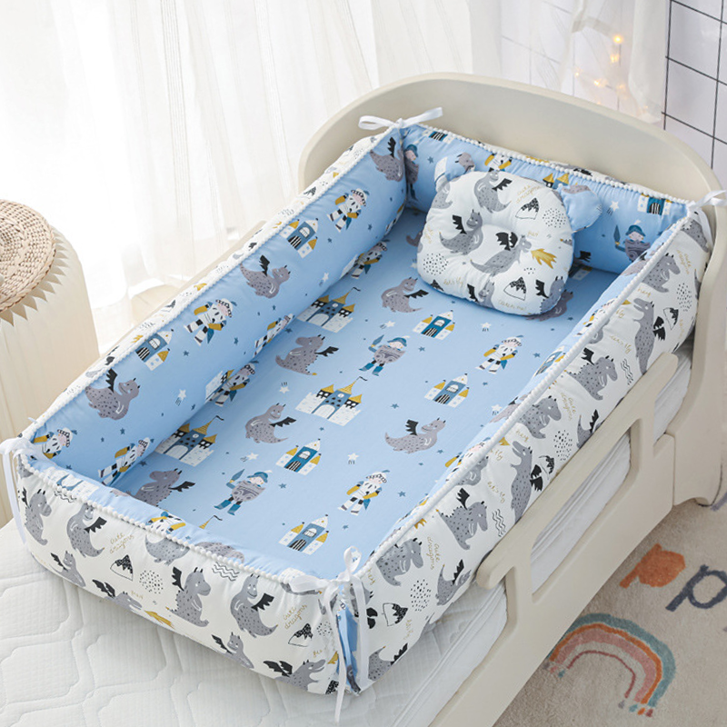 36"x20" Infand Newborns Co-sleeper Set with Pillow & Blanket