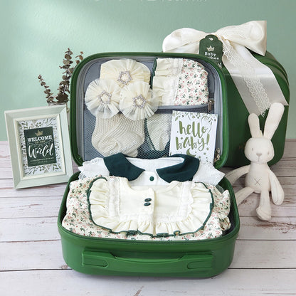 Newborn Gift Box 0-18M Baby Girl Jumpsuit Set