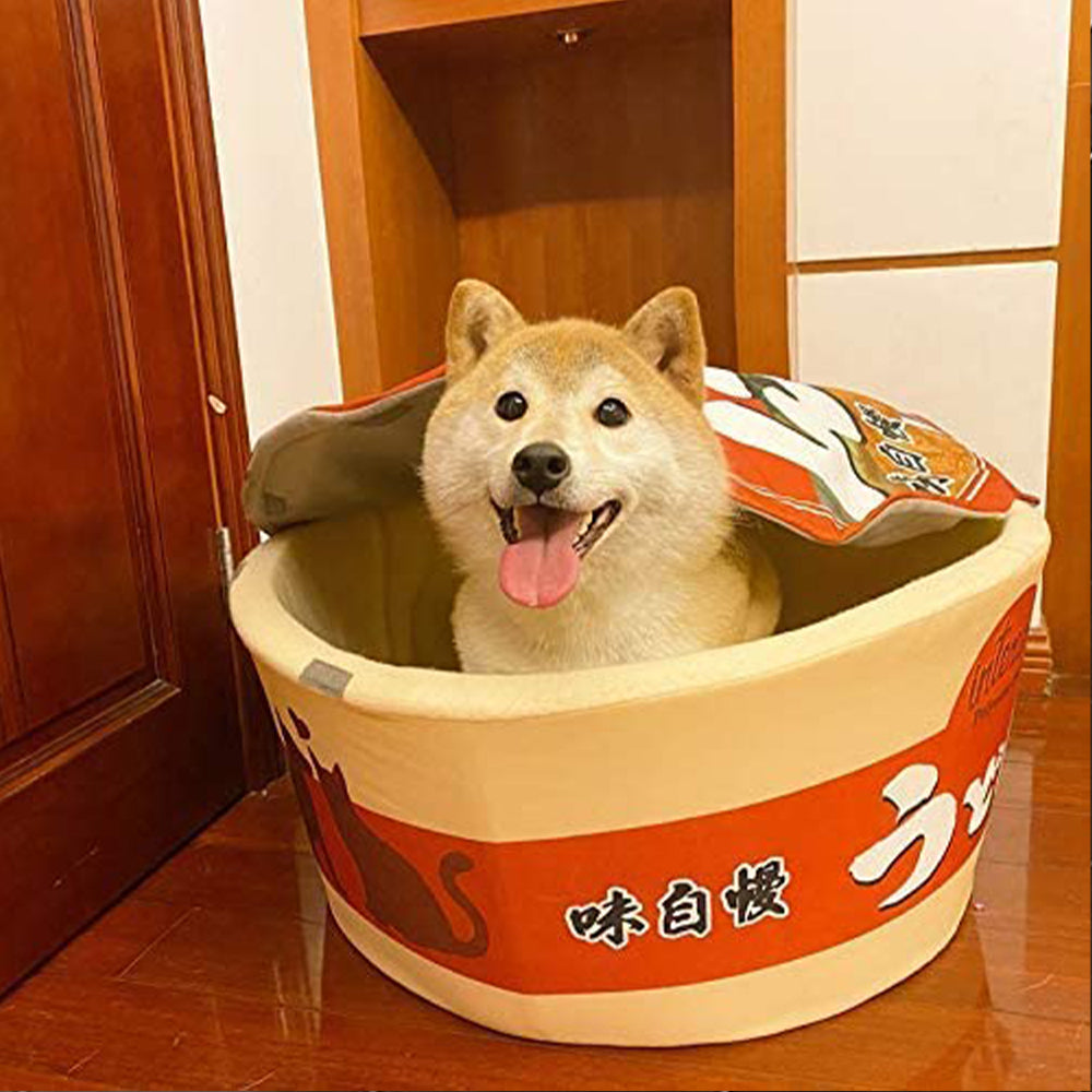 Japanese Cup Noodle Design Pet Bed